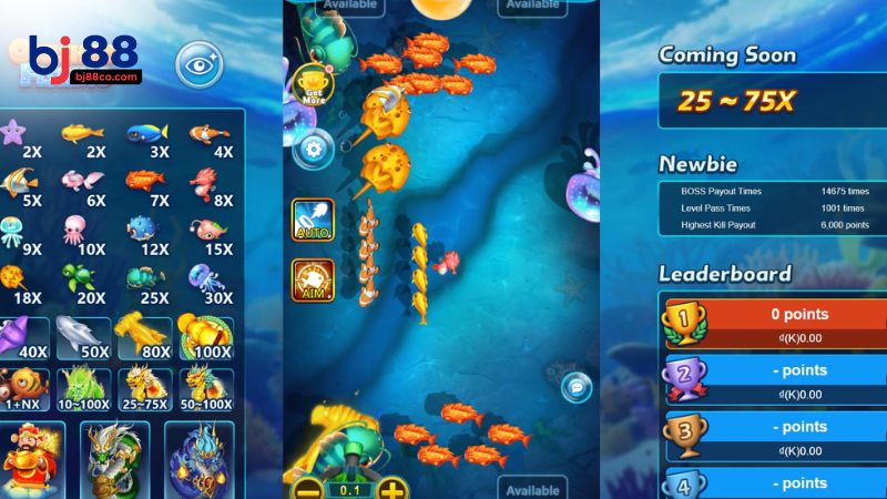 Hướng dẫn tham gia Oneshot Fishing tại BJ88 đơn giản